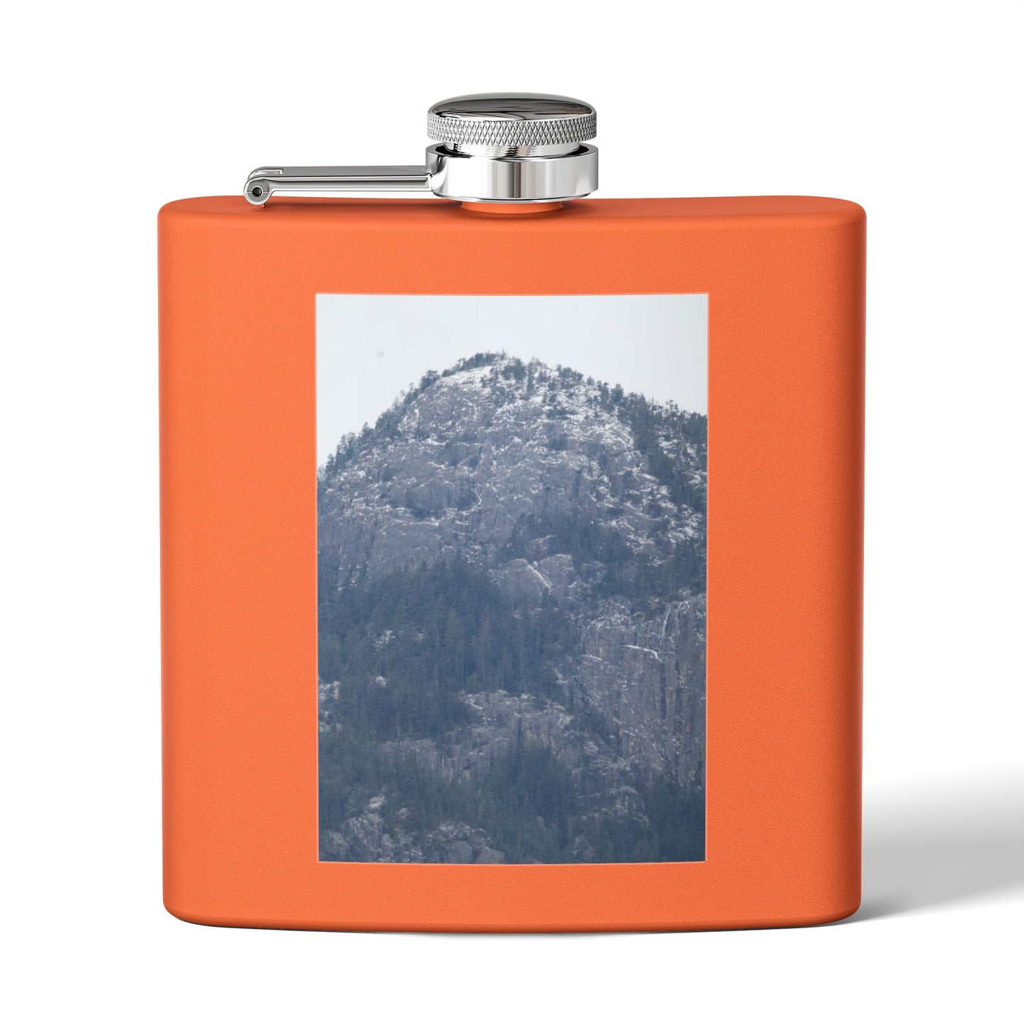 Mountain Mist Flask — 6oz Stainless Steel Hip Flask