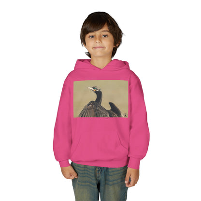 Cormorant Bird Photo Hoodie | Wildlife Photography Kids Sweatshirt