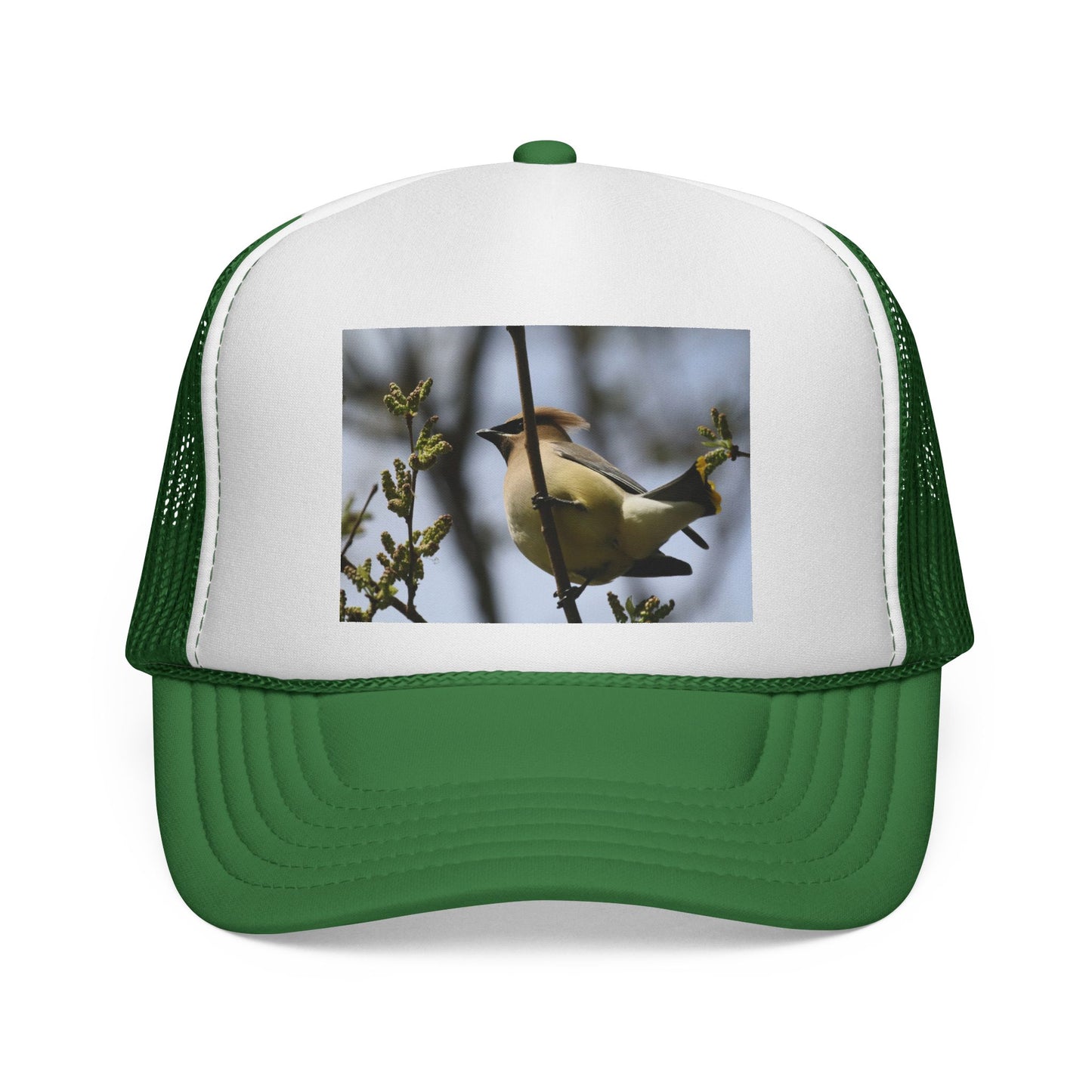 Bird Photography Trucker Cap – Yellow Warbler Print