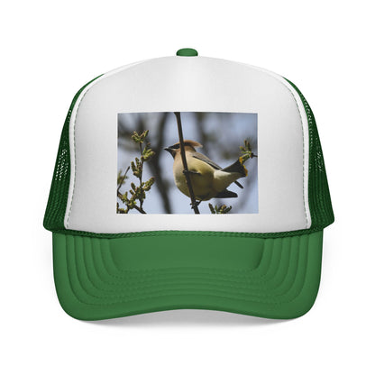 Bird Photography Trucker Cap – Yellow Warbler Print