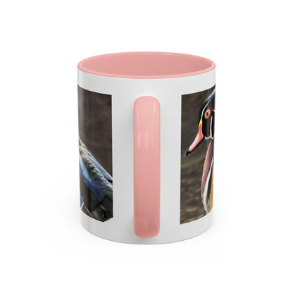 Wood Duck Accent Coffee Mug — Colorful Waterfowl Photo Mug (11/15 oz)