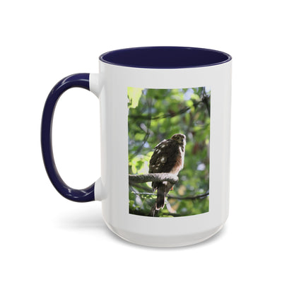Hawk Perch Accent Coffee Mug (11/15 oz) – Nature Bird Photography