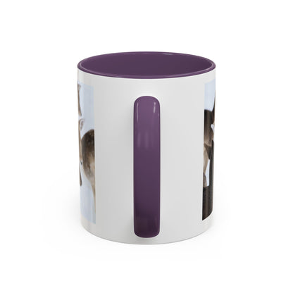 Deer Herd Accent Coffee Mug — Wildlife Photo Ceramic Mug (11/15oz)