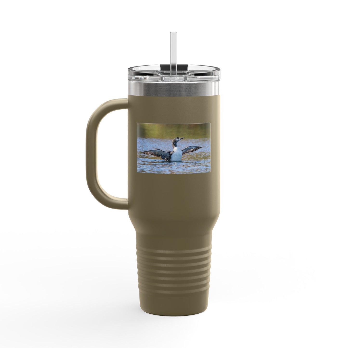40oz Insulated Travel Mug — Loon Lake Wildlife Photo