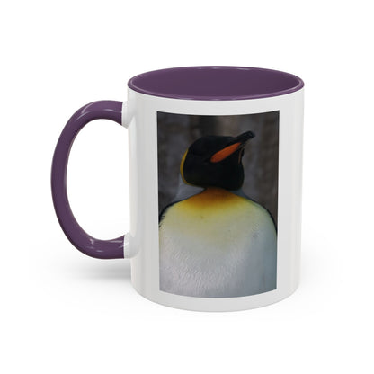 King Penguin Photo Coffee Mug — Cute Wildlife Accent Mug (11/15oz)