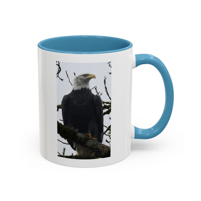 Bald Eagle Accent Coffee Mug – Patriotic Wildlife 11/15oz