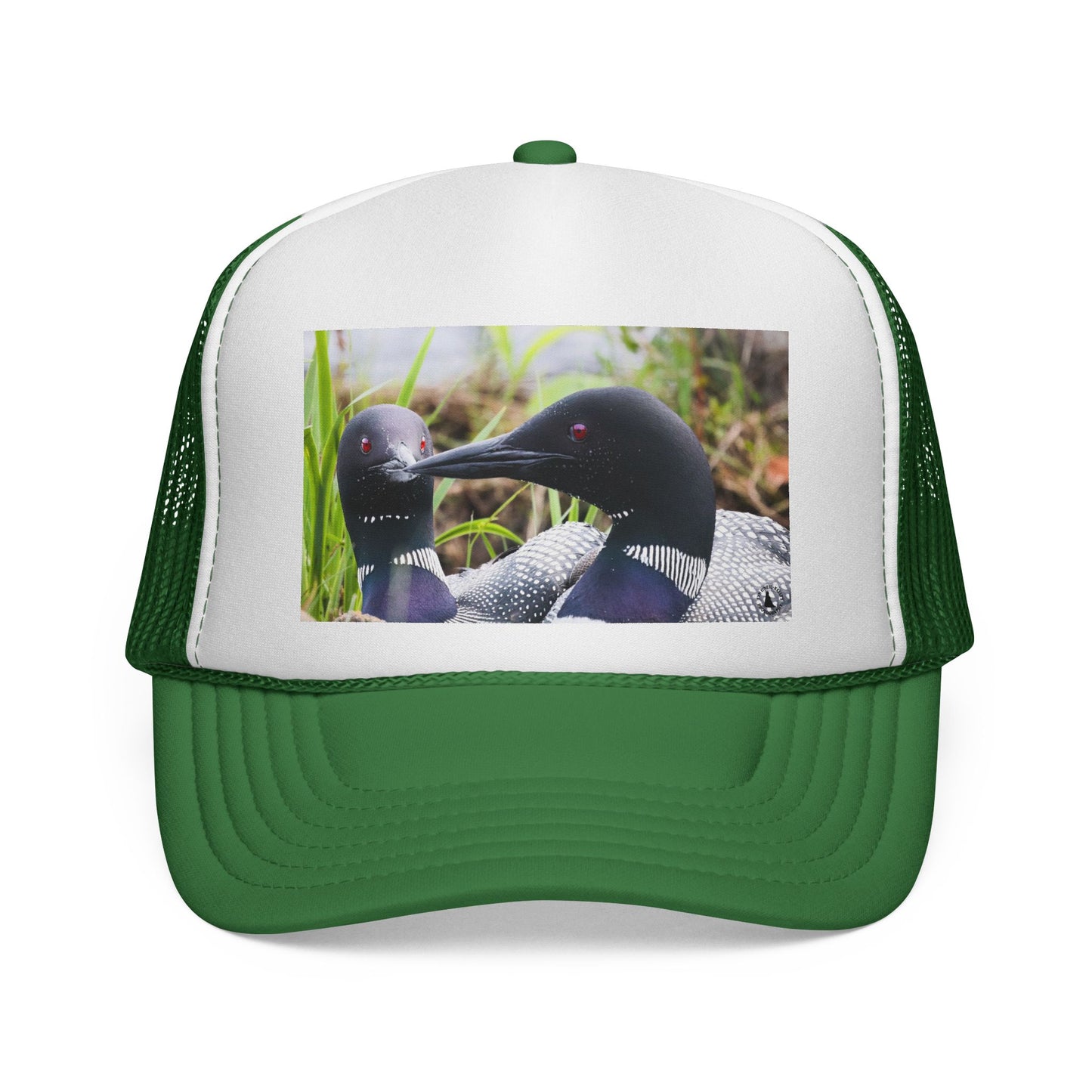 Loon Photo Trucker Cap — Wildlife Bird Hat for Nature Lovers