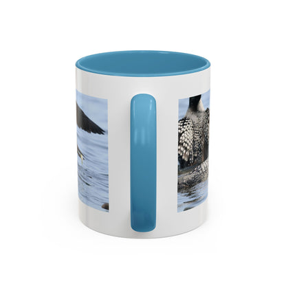 Common Loon Accent Coffee Mug – Wildlife Photography Bird Lover Gift (11/15oz)