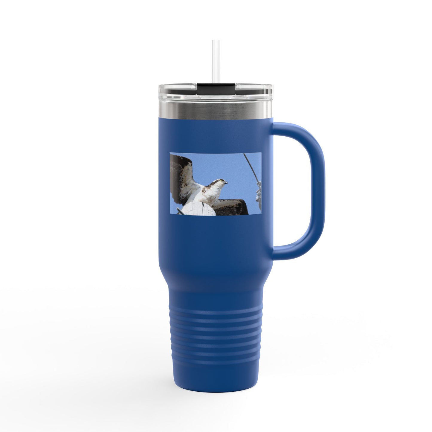 40oz Insulated Travel Mug — Seagull Photo Beach Tumbler
