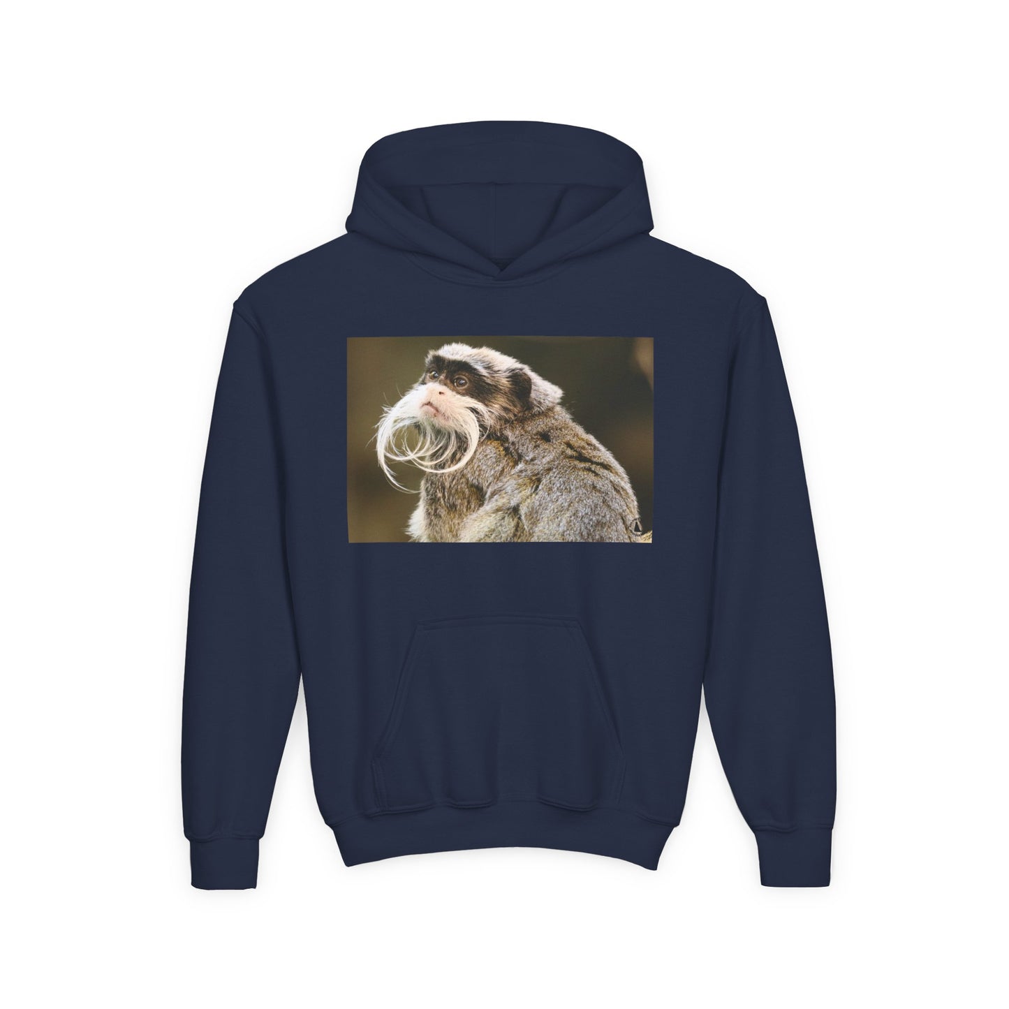 Youth Hoodie with Mustached Tamandua Anteater Photo – Cute Animal Kids Sweatshirt