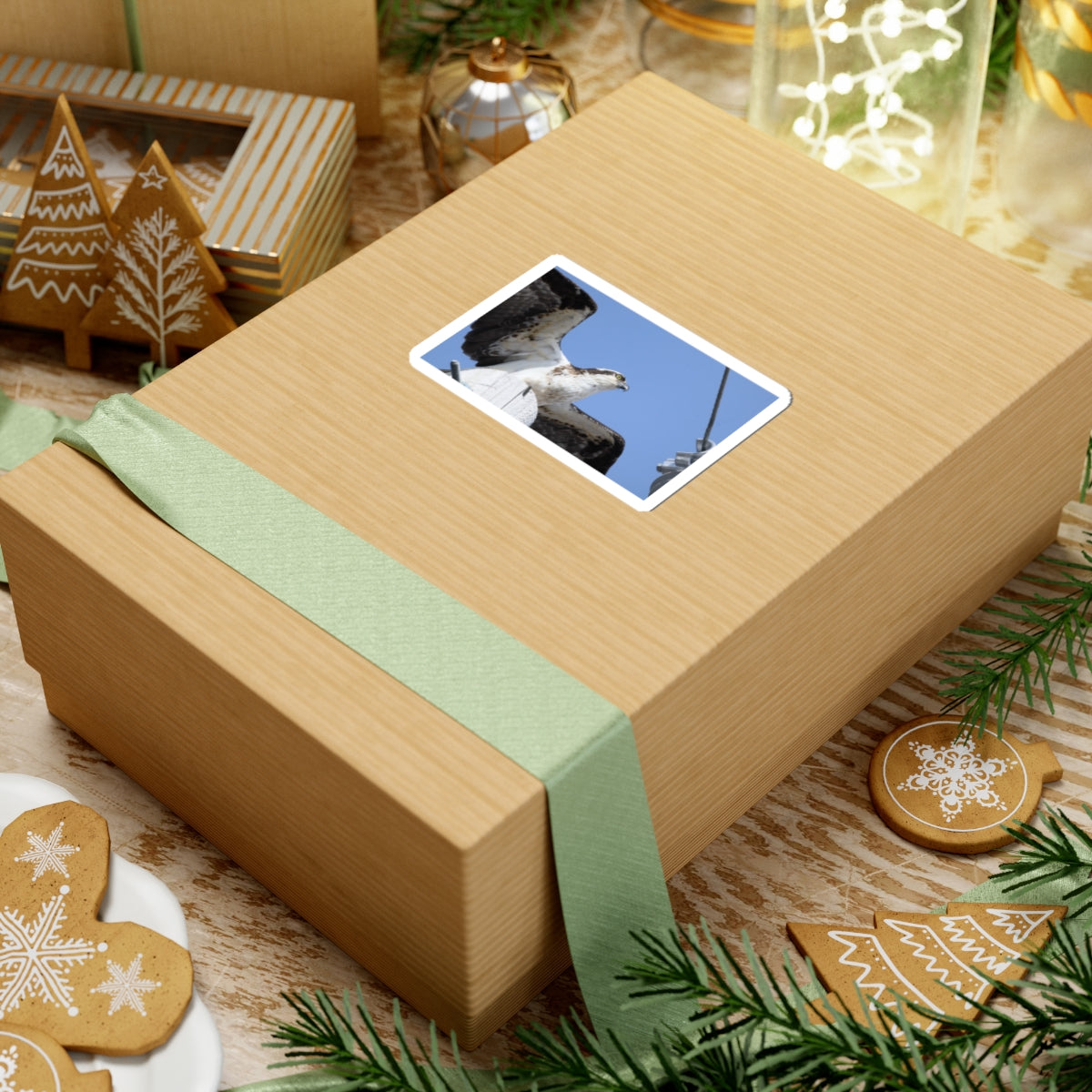 Osprey Photo Sticker — Kiss-Cut Waterproof Bird Decal