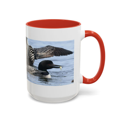 Common Loon Accent Coffee Mug – Wildlife Photography Bird Lover Gift (11/15oz)
