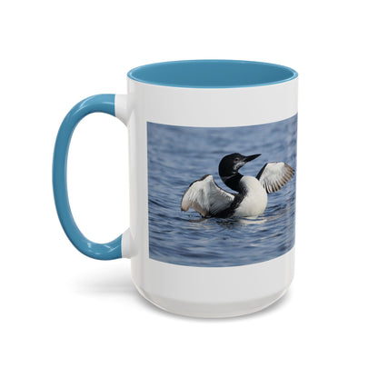 Loon Lake Accent Coffee Mug — Wildlife Photography Bird Mug (11/15oz)
