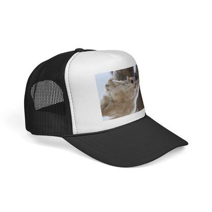 Squirrel Photo Trucker Cap - Cute Wildlife Snapback Hat