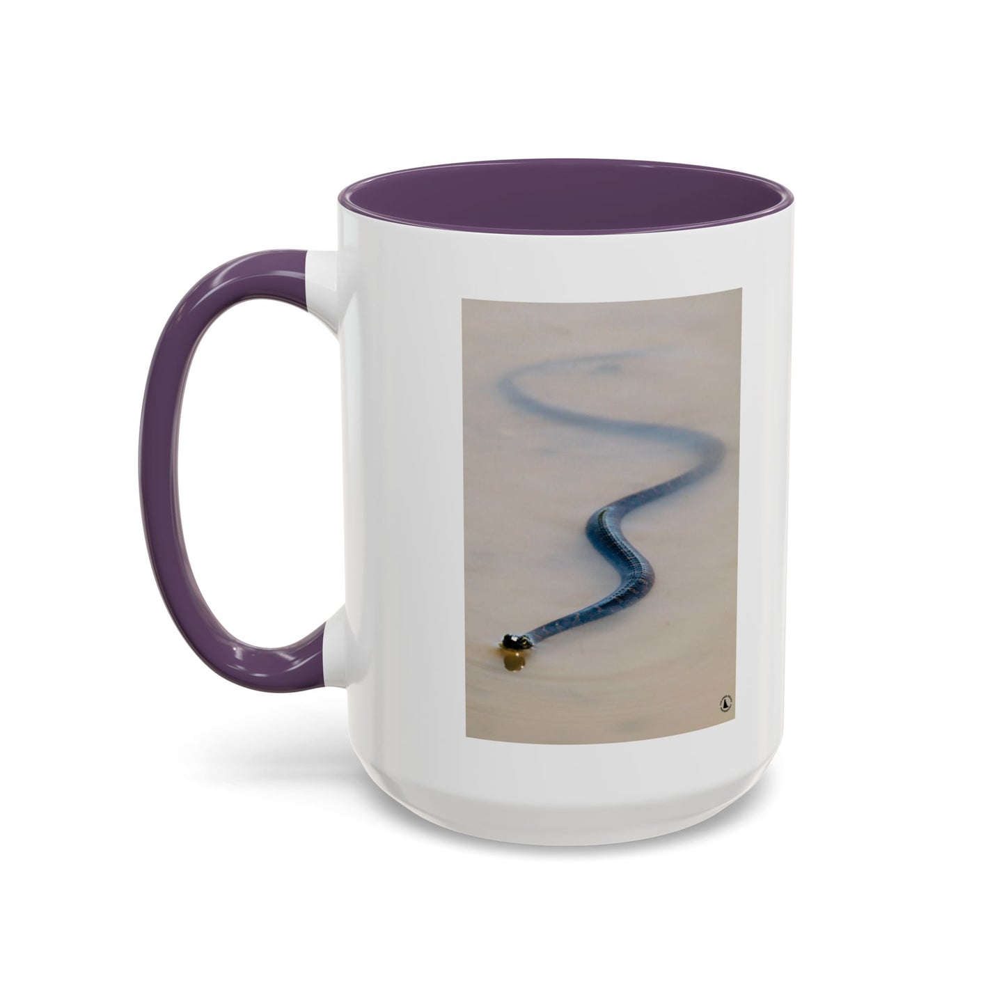Serpentine Ribbon Snake Coffee Mug — Nature Photography Accent Mug (11/15oz)