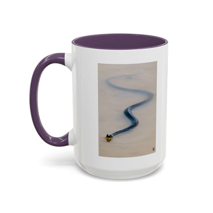 Serpentine Ribbon Snake Coffee Mug — Nature Photography Accent Mug (11/15oz)