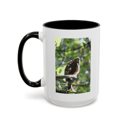 Hawk Perch Accent Coffee Mug (11/15 oz) – Nature Bird Photography
