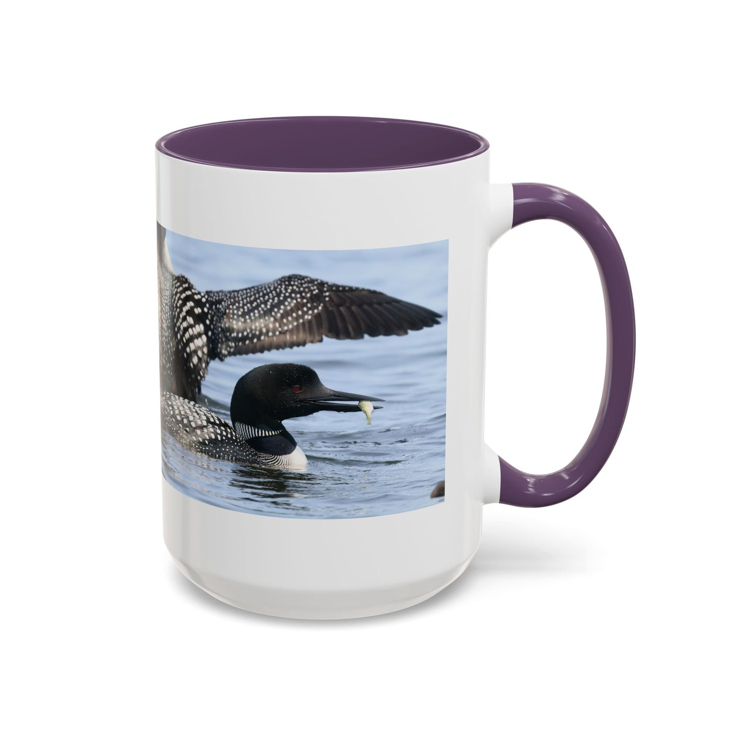 Common Loon Accent Coffee Mug – Wildlife Photography Bird Lover Gift (11/15oz)