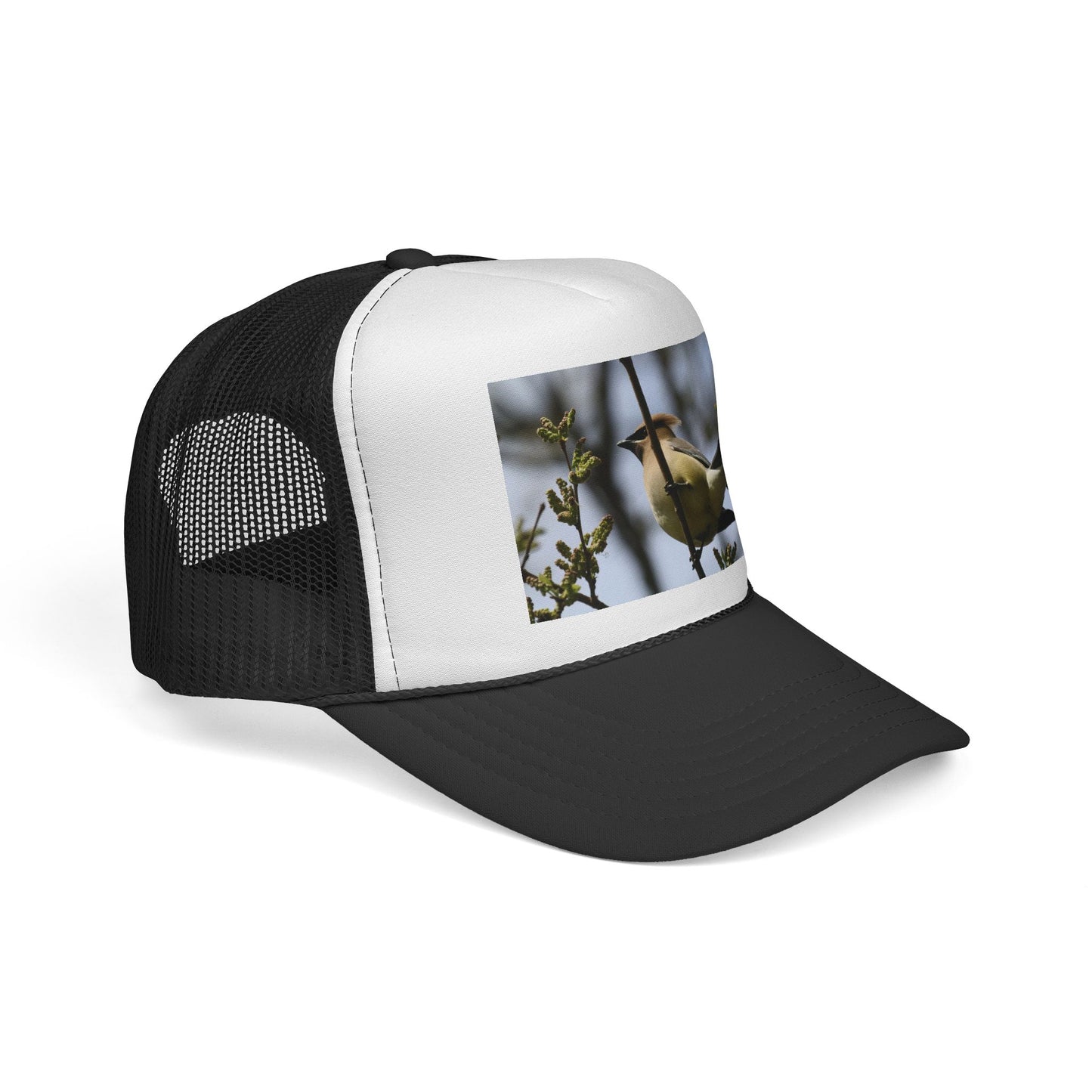 Bird Photography Trucker Cap – Yellow Warbler Print