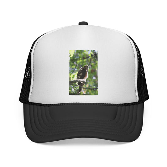 Bird Photography Trucker Cap – Perched Owl Nature Hat