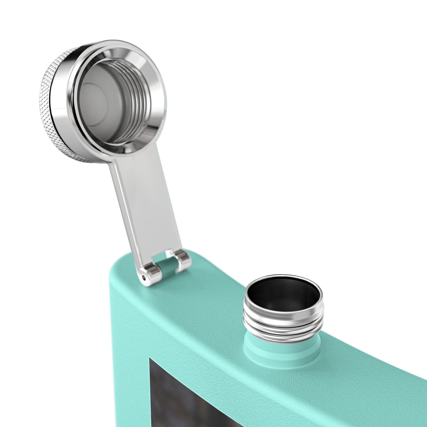 Penguin Portrait Flask — 6oz Stainless Steel Hip Flask