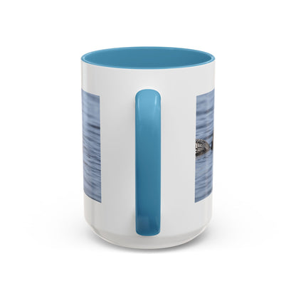 Loon Family Accent Coffee Mug — Scenic Lake Bird Photography (11/15oz)