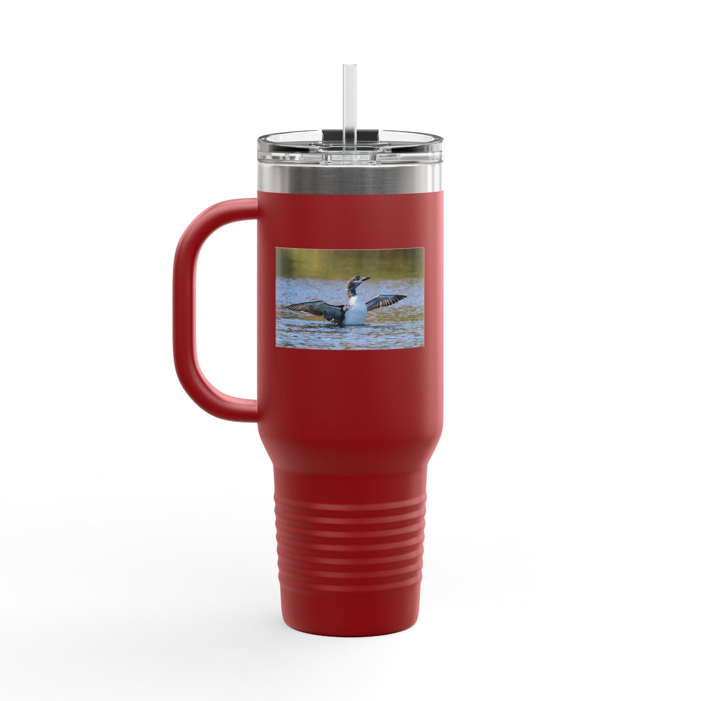 40oz Insulated Travel Mug — Loon Lake Wildlife Photo