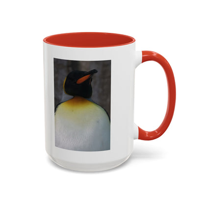 King Penguin Photo Coffee Mug — Cute Wildlife Accent Mug (11/15oz)