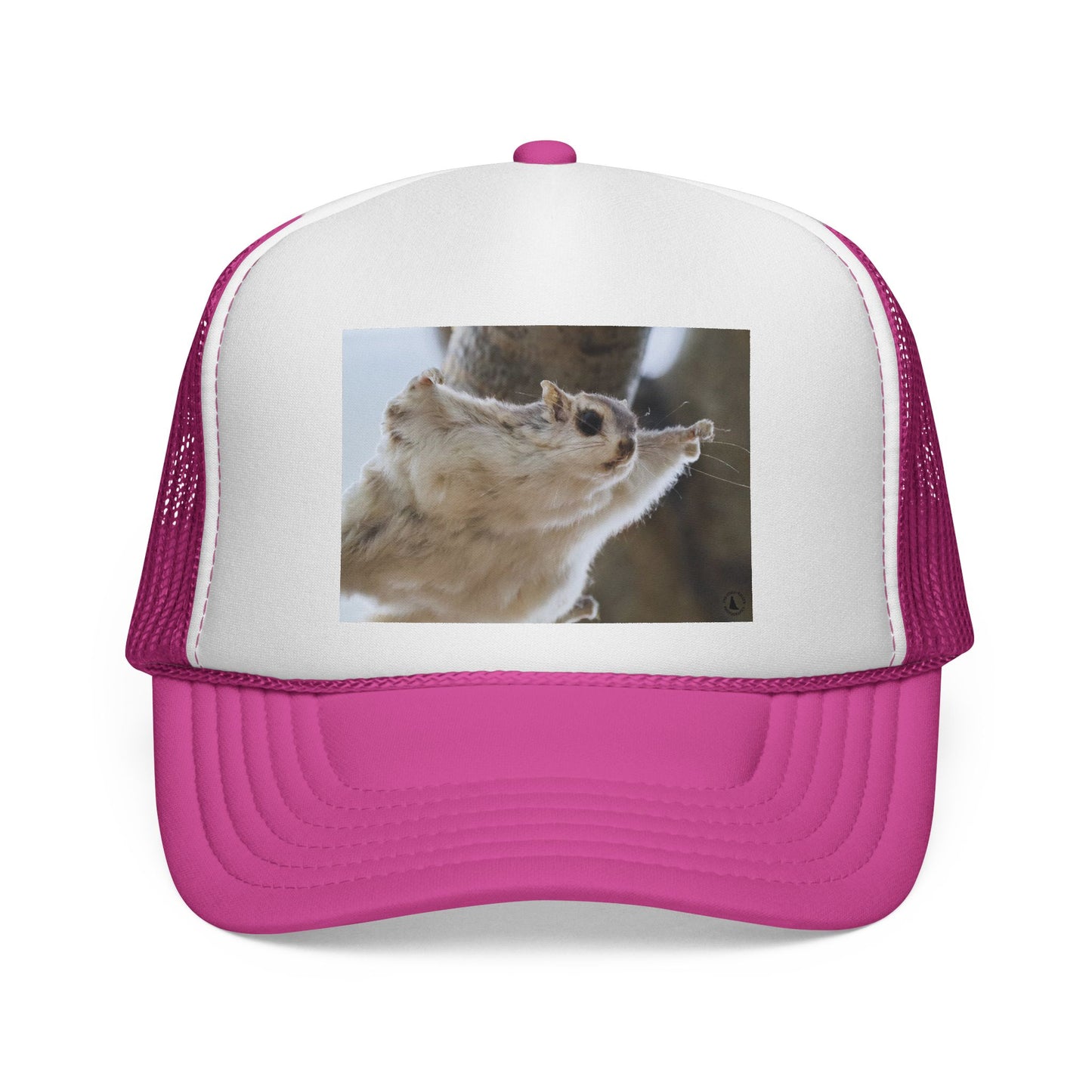 Squirrel Photo Trucker Cap - Cute Wildlife Snapback Hat
