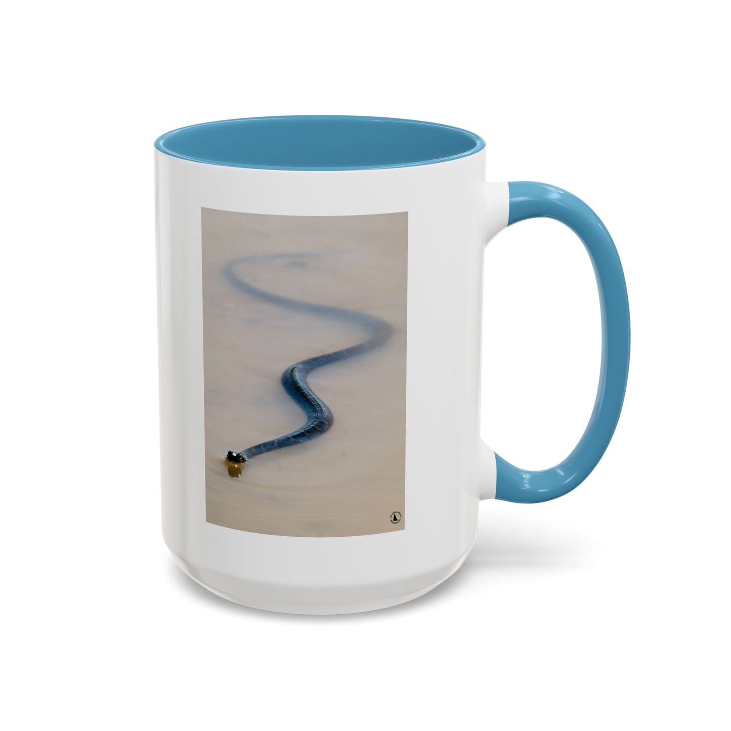 Serpentine Ribbon Snake Coffee Mug — Nature Photography Accent Mug (11/15oz)