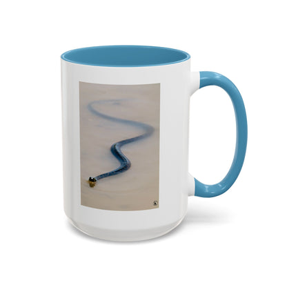Serpentine Ribbon Snake Coffee Mug — Nature Photography Accent Mug (11/15oz)