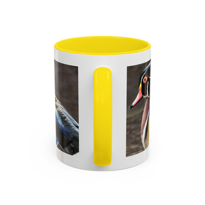 Wood Duck Accent Coffee Mug — Colorful Waterfowl Photo Mug (11/15 oz)