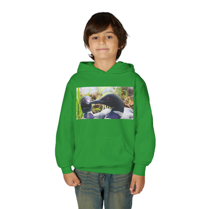 Youth Hoodie — Realistic Waterfowl Duck Photo Print