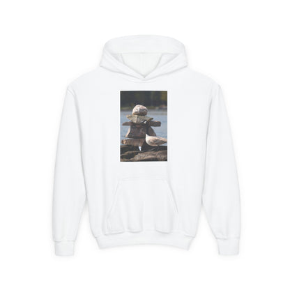 Youth Hoodie with Cute Duck Plush Photo — Kids' Cozy Animal Pullover