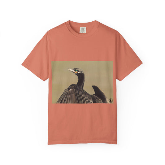 Dark Guardian of the Waters: Emerald-Eyed Sentinel, Professional Wildlife Portraitphotography shirts