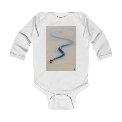 Infant Bodysuit with Serpentine Sled Track Photo