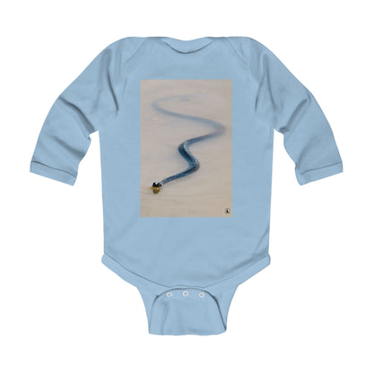 Infant Bodysuit with Serpentine Sled Track Photo