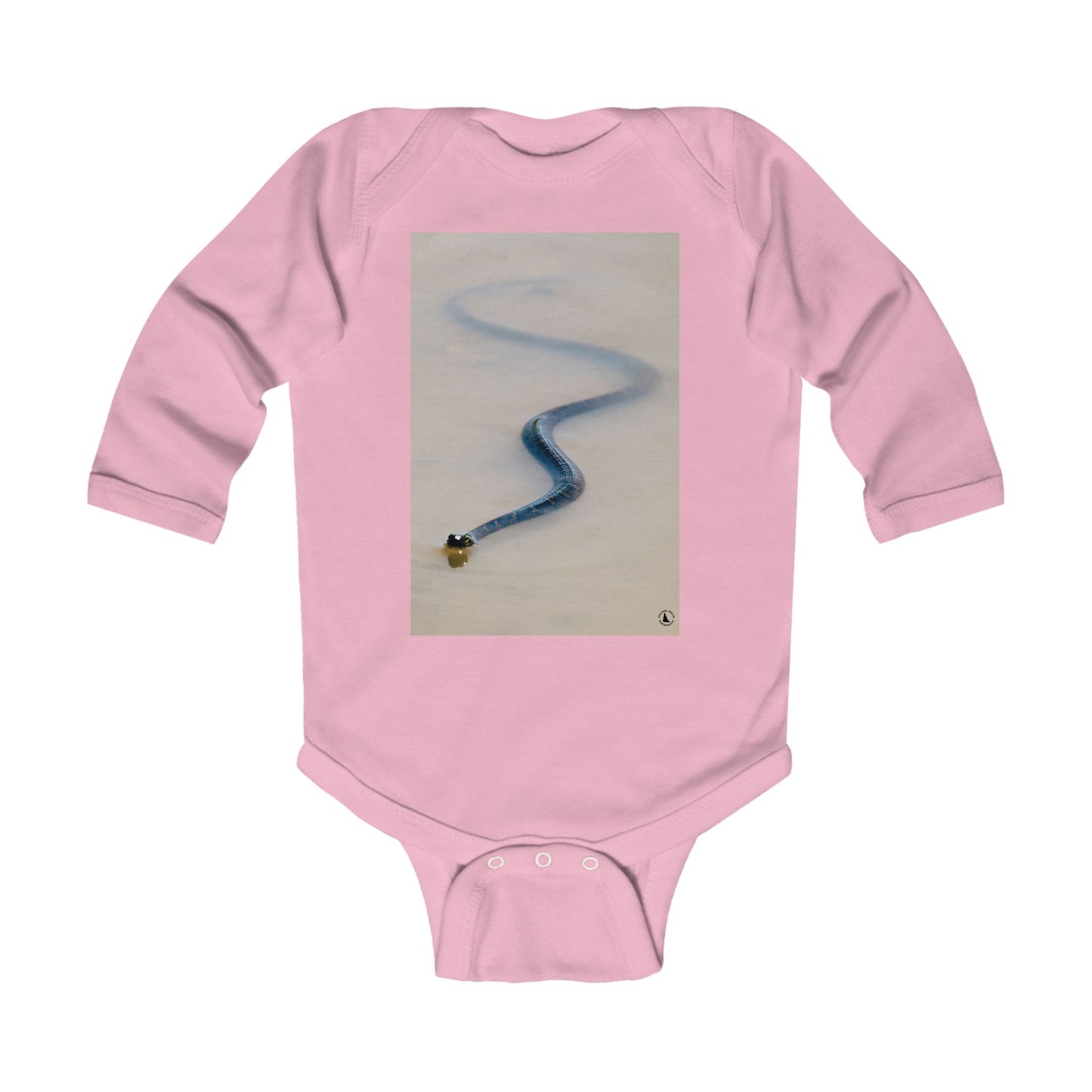 Infant Bodysuit with Serpentine Sled Track Photo