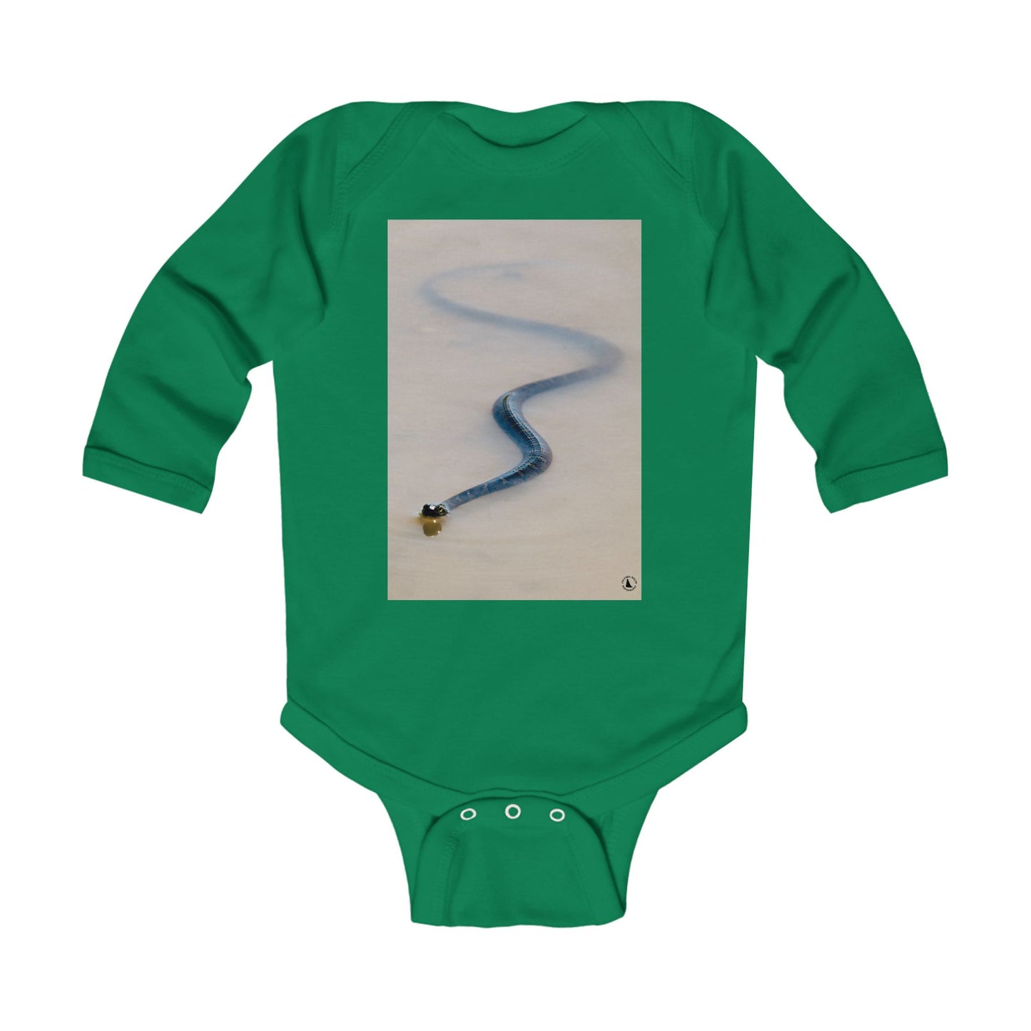 Infant Bodysuit with Serpentine Sled Track Photo