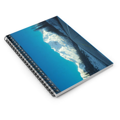 Mountain Snow Scenic Spiral Notebook — Ruled Travel Journal