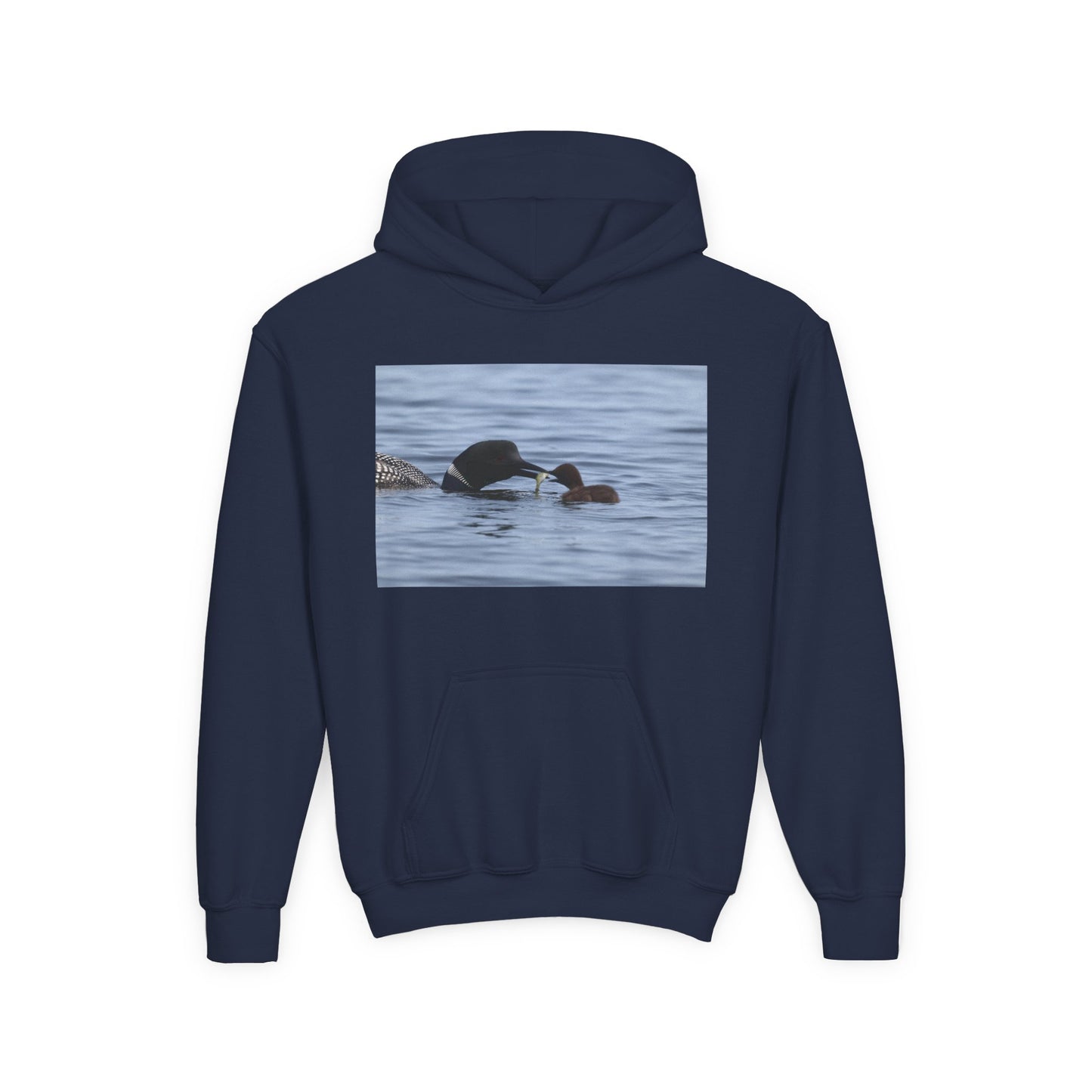 Duck Family Photo Hoodie — Youth Wildlife Nature Hoodie