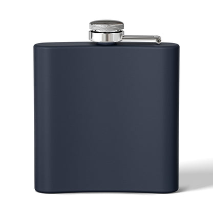 6oz Mountain Landscape Stainless Steel Flask – Snowy Peaks Photo Hip Flask