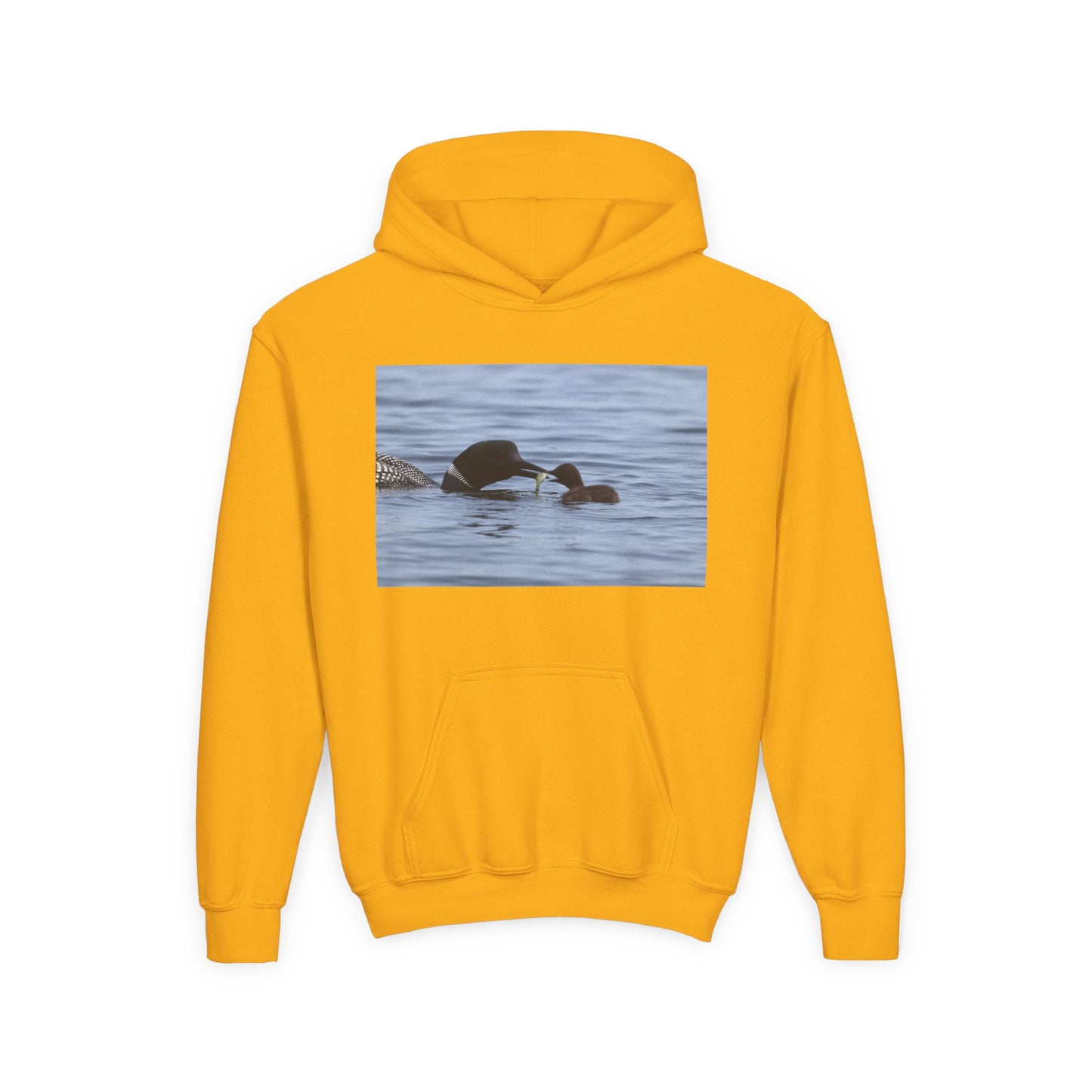 Duck Family Photo Hoodie — Youth Wildlife Nature Hoodie