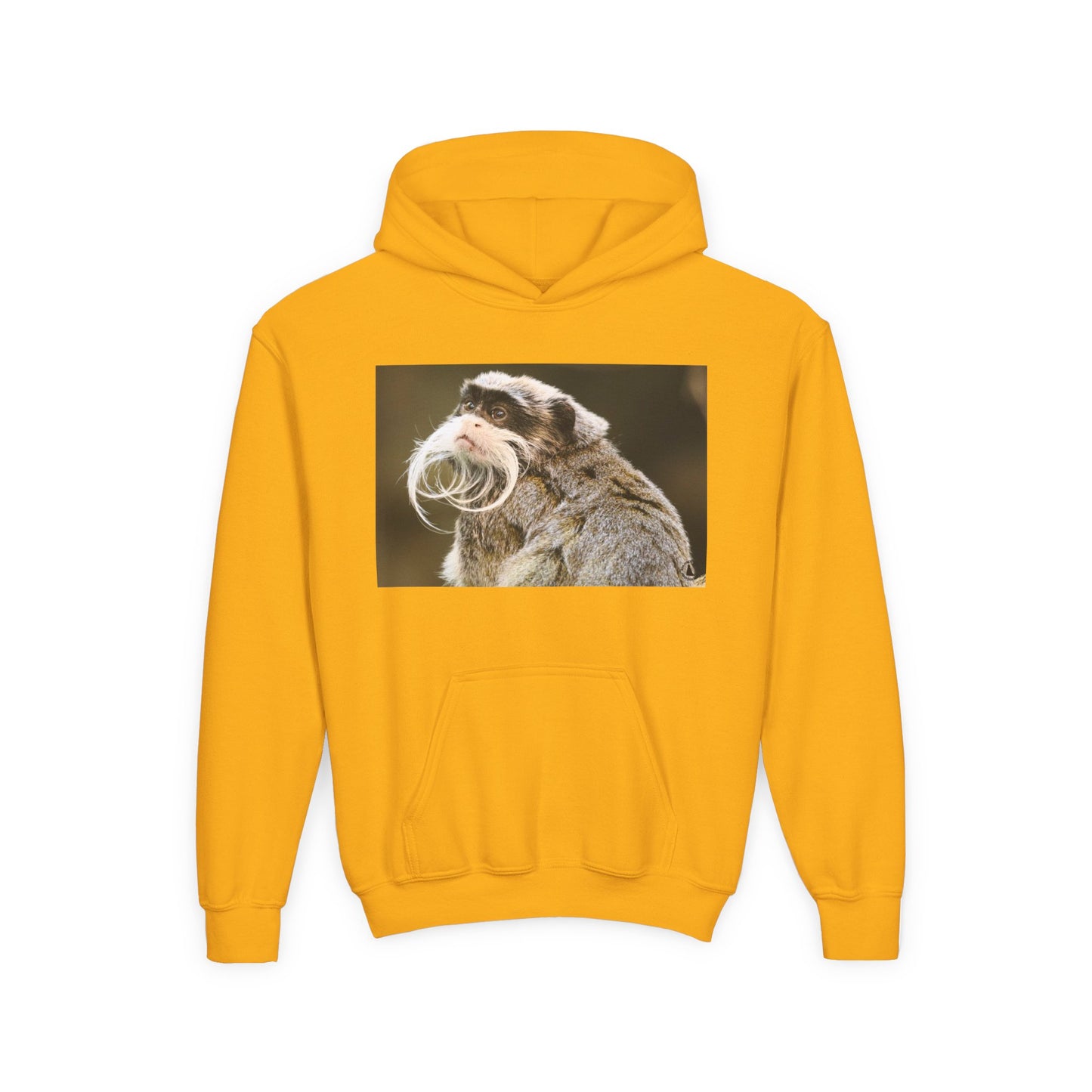 Youth Hoodie with Mustached Tamandua Anteater Photo – Cute Animal Kids Sweatshirt