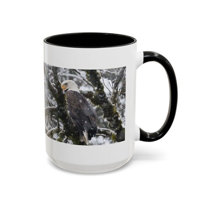 Bald Eagle Winter Photo Coffee Mug — 11/15oz Accent Mug