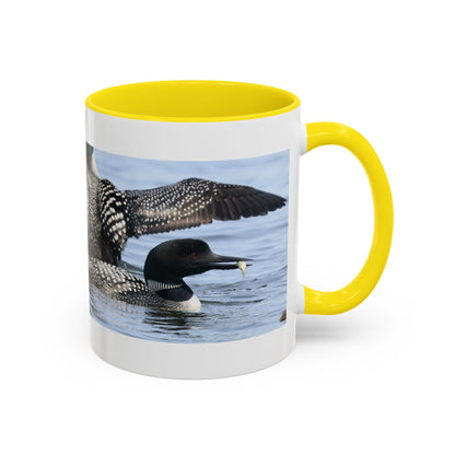 Common Loon Accent Coffee Mug – Wildlife Photography Bird Lover Gift (11/15oz)