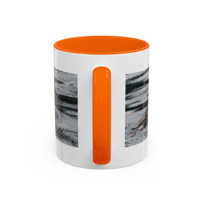 Goldeneye Duck Photo Accent Coffee Mug — Wildlife Nature Lover Gift (11/15 oz)