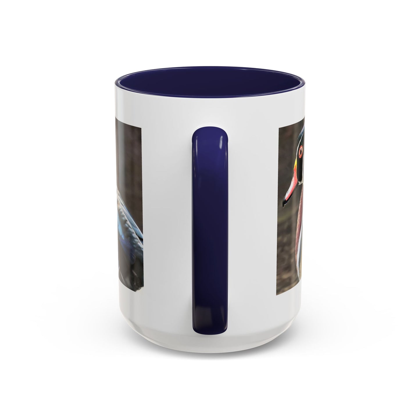 Wood Duck Accent Coffee Mug — Colorful Waterfowl Photo Mug (11/15 oz)