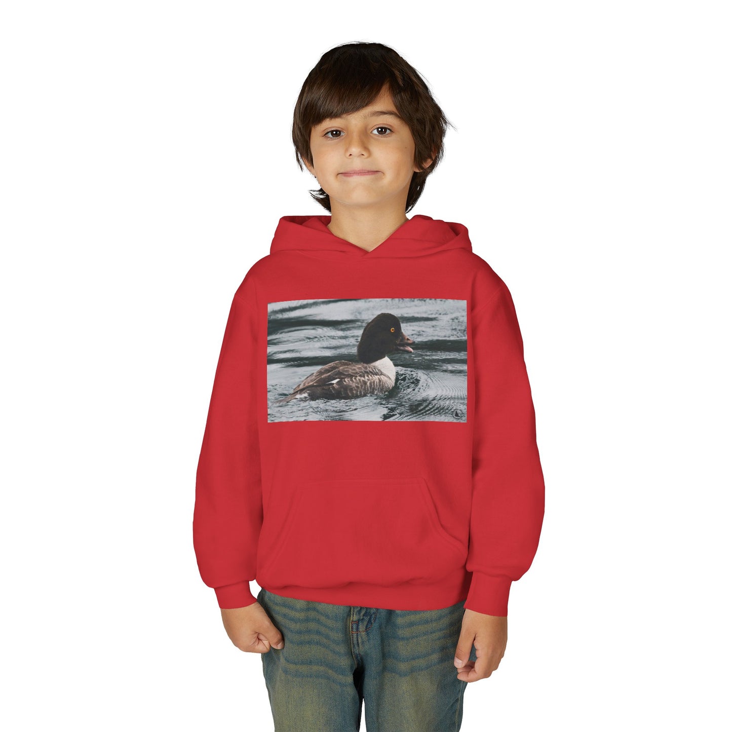 Kids Duck Photo Hoodie – Cozy Wildlife Pullover for Children