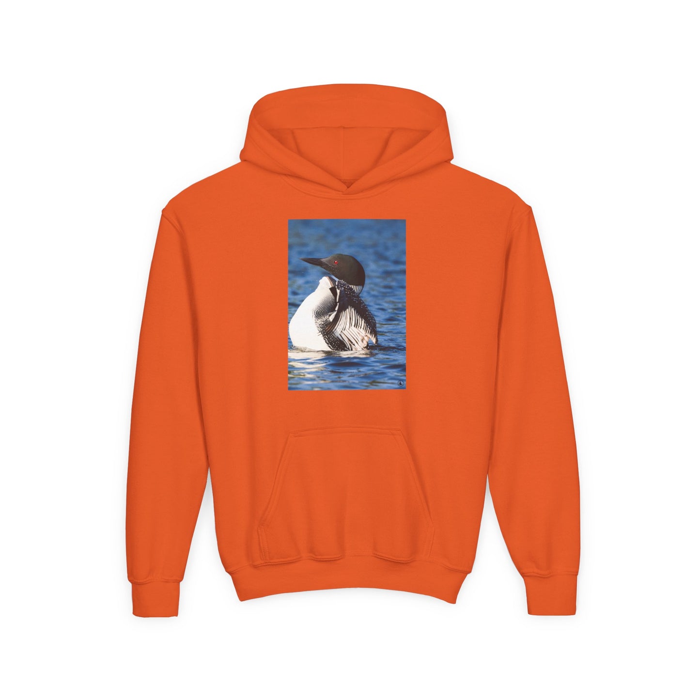 Youth Hoodie with Common Loon Photo – Nature-Lover Kids Pullover